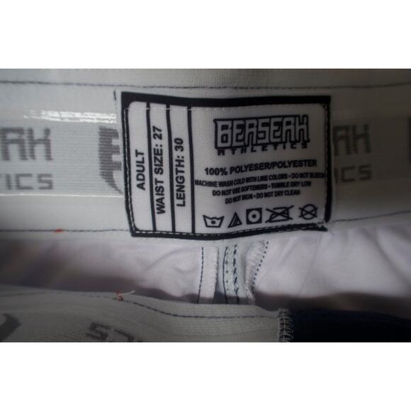 Berserk softball / baseball pants size 27x30 red white‎ blue balls rolling - Picture 4 of 6